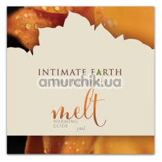 Лубрикант з зігріваючим ефектом Intimate Earth Melt Warming Glide, 3 мл - Фото №1