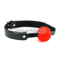 Кляп Sex & Mischief Solid Red Ball Gag, красный - Фото №1