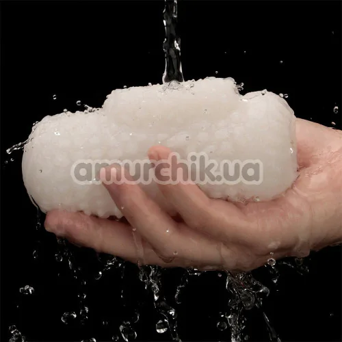 Мастурбатор с вибрацией Knights Ring Drip, белый