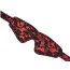 Маска на очі Liebe Seele Victorian Garden Blindfold, червоно-чорна - Фото №3