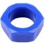 Эрекционное кольцо Get Lock Nust Bolts Cock Ring, синее - Фото №2