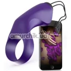 Віброкільце Vibratissimo Curly, фіолетове - Фото №1
