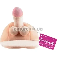 Кепка с пенисом Bachelorette Party Favors Keep A Lid On It, телесная - Фото №1