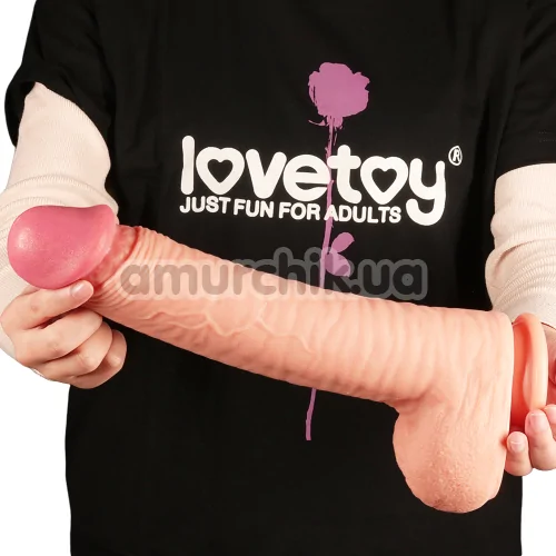 Фаллоимитатор Dual-Layered Silicone Nature Cock LVTOY454, телесный