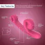 Вібратор для клітора і точки G Snail Vibe Curve, рожевий - Фото №12