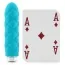 Вибратор KEY Charms Petite Massager Plush, голубой - Фото №5