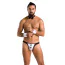 Костюм официанта Passion 036 Alfred, черно-белый: трусы + бабочка + манжеты - Фото №1