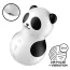 Симулятор орального секса для женщин с вибрацией Satisfyer Pocket Panda, черно-белый - Фото №1