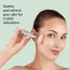Роликовый массажер Geske Rose Quartz Face & Body Roller 5 in 1, зеленый - Фото №10