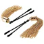 Зажимы для сосков Guilty Pleasure Sensual Sway Clamps, черно-золотые - Фото №1 Зажимы для сосков Guilty Pleasure Sensual Sway Clamps, черно-золотые - Фото №1