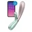 Вибратор с подогревом Satisfyer Hot Lover, розово-бирюзовый - Фото №1