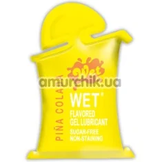 Лубрикант Wet Flavored Pina Colada 10 ml - Фото №1