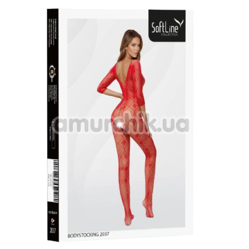 Комбинезон Bodystocking 2037, красный