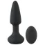 Анальная пробка с вибрацией гладкая Anos Finest Butt Plug Wear, черная - Фото №1