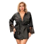 Пеньюар Star Night Ruth Satin & Lace Long Sleeve Robe, чорний - Фото №5