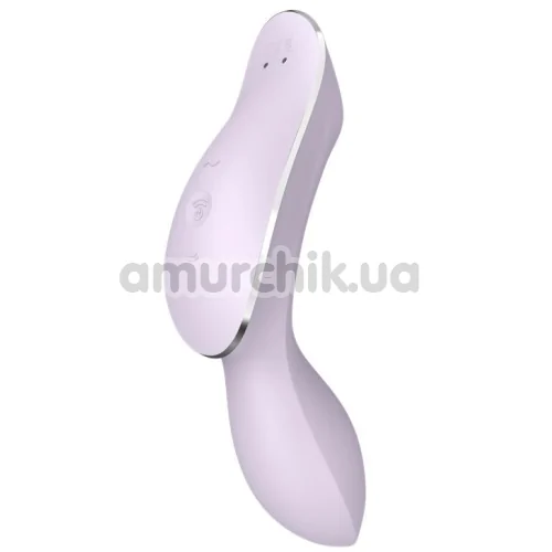 Симулятор орального сексу для жінок з вібрацією Satisfyer Curvy Trinity 2, фіолетовий