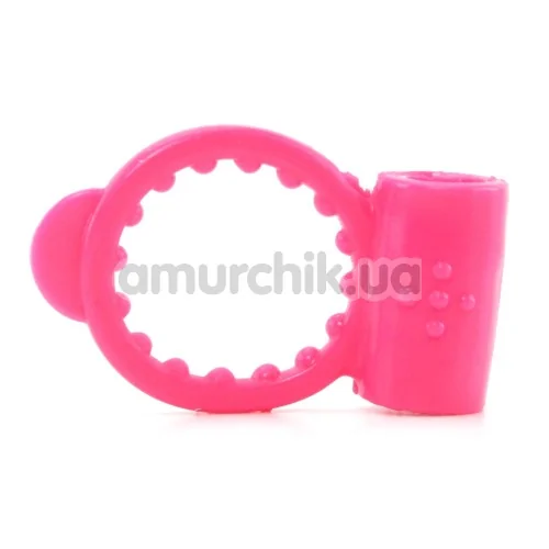 Виброкольцо Neon Vibrating Cockring, розовое