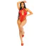 Боди Leg Avenue Can't Say No Lace Teddy, красное - Фото №4