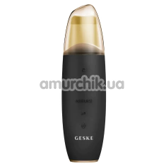 Микротоковый скрабер для кожи лица Geske MicroCurrent Skin Scrubber & Blackhead Remover 9 in 1, черно-золотой - Фото №1