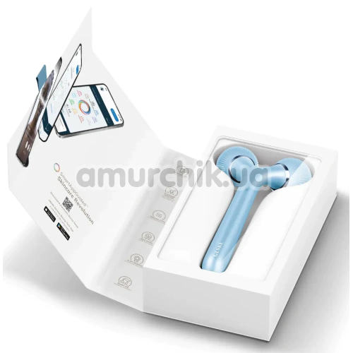 Ультразвуковий масажер Geske Sonic Facial & Body Roller 4 in 1, блакитний