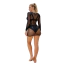 Сукня Star Night Crotchet Mesh Mini Dress, чорна - Фото №3