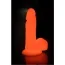 Фаллоимитатор Lightsaber Glowing-In-The-Dark Dildo 6.7, розовый - Фото №2