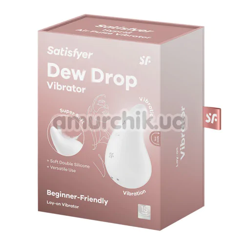 Клиторальный вибратор Satisfyer Dew Drop, белый