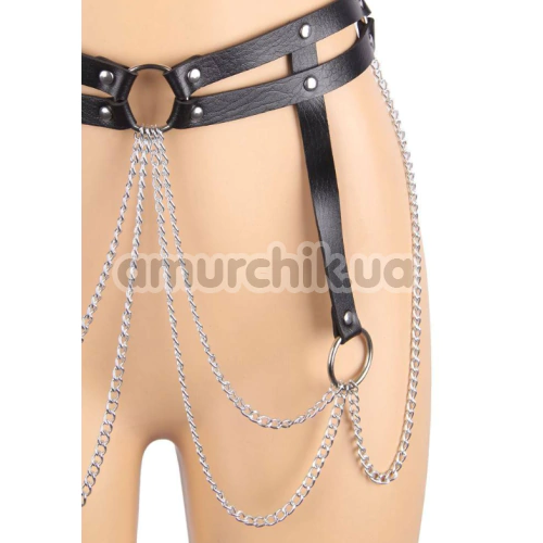 Пояс Star Night Belt With Chains, черный