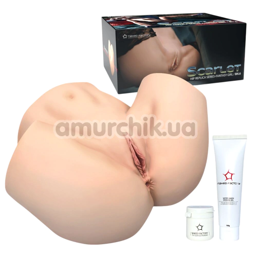 Искусственная вагина и анус Naked Factory Scarlet, телесная