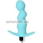 Анальна пробка з вібрацією ToDo Anal Vibro Plug Bland, бірюзова - Фото №1
