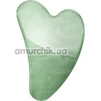 Масcажер-скребок гуа ша Geske Jade Gua Sha 5 in 1, зеленый - Фото №1