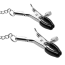 Зажимы для сосков с кляпом Bedroom Fantasies Nipple Clamps & Gag Ring Adjustable, серебряные - Фото №4