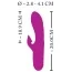 Вибратор XouXou Super Soft Silicone Sucking Vibrator, розовый - Фото №10