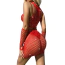 Комплект Star Night Mesh Sparkle Set, красный: топ + юбка + перчатки - Фото №5