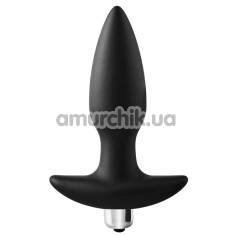 Анальная пробка с вибрацией Fantasstic Vibrating Anal Plug, черная - Фото №1