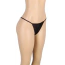 Трусики-стринги Star Night Rhinestone Panties With Crystals, черные - Фото №4
