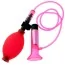 Вакуумная помпа для клитора с вибрацией Clitoral Vibrating Pump, розовая - Фото №1