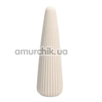 Кліторальний вібратор Sweet Em Velvet Lure Cone, білий - Фото №1