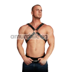 Портупея для мужчин Ouch! Adonis High Halter Harness, черная - Фото №1