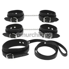 Бондажный набор Blaze Luxury Fetish Total Restraint Set, черный - Фото №1
