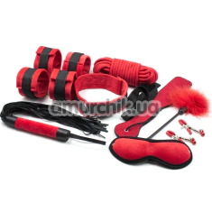 Бондажний набір Hision Red Pain, червоний - Фото №1