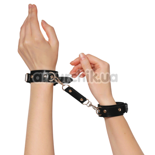 Фиксаторы для рук Art of Sex Eva Faux Leather, черные