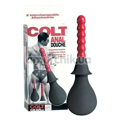 Інтимний душ Colt Anal Douche, червоно-чорний