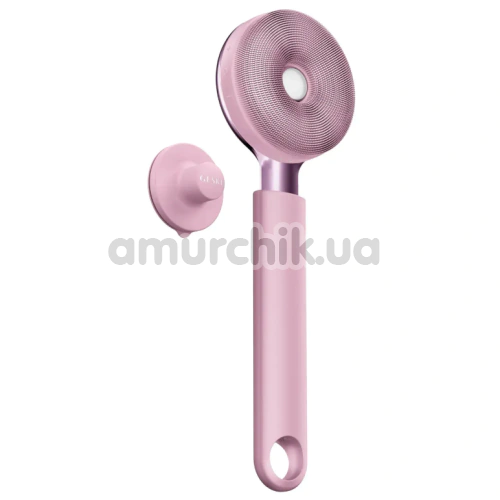 Звукова щітка для тіла Geske Sonic LED Full-Body Brush 9 in 1, світло-рожева - Фото №1