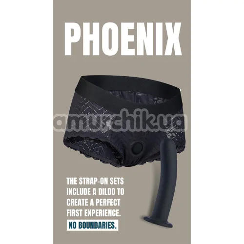 Страпон Bold Phoenix чорний