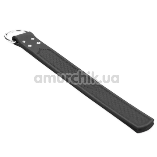 Шлепалка DS Fetish Spanking Double Belt Paddle, черная