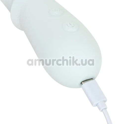 Анально-вагинально-клиторальный вибратор Good Vibes Only Sage, голубой