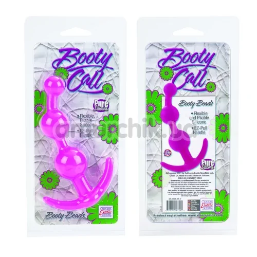 Анальные бусы Booty Call Booty Beads, розовые