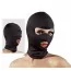Маска со съемным клапаном для глаз Kopfmaske mit Augenklappe, черная