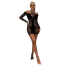 Платье Star Night Erotic Dream Mini Dress, черное - Фото №8